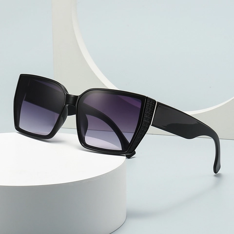 Oversized Square Sunglasses UV400 Protection PC Frame Gradient Lens Fashion Retro Eyewear For Men Women Outdoor