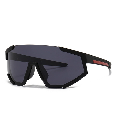 Sport Shield Zonnebril PC Frame UV Bescherming Wrap Around Retro Modern Outdoor Fietsen Bril Unisex