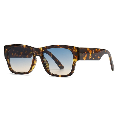 Fashion Square Sunglasses Retro Chunky Frame UV400 Protection PC Modern Trendy Sun Glasses For Women Men
