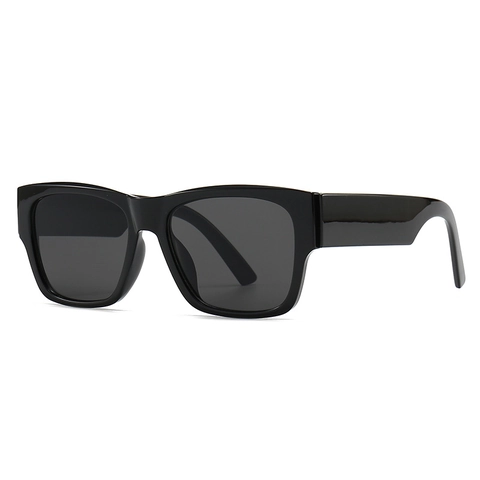 Fashion Square Sunglasses Retro Chunky Frame UV400 Protection PC Modern Trendy Sun Glasses For Women Men