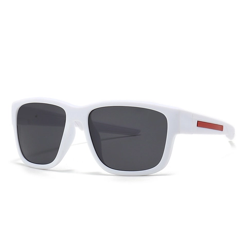 Occhiali Da Sole Polarizzati Quadrati Montatura In Plastica PC Metallo Protezione UV400 Moda Sportiva All Aperto Per Donna Uomo