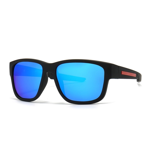 Occhiali Da Sole Polarizzati Quadrati Montatura In Plastica PC Metallo Protezione UV400 Moda Sportiva All Aperto Per Donna Uomo