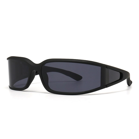 Square Wrap Around Sport Sunglasses PC Frame UV400 Protection Y2K Modern Outdoor Shades For Men Women