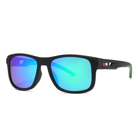 Polarized Sunglasses For Men TR90 Matte Square Frame UV400 Protection Sporty Driving Eyewear Outdoor Sun Glasses