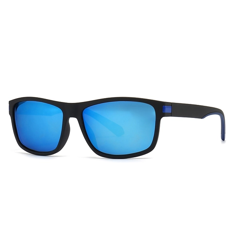 Men Polarized Sunglasses TR90 PC UV400 Square Frame Classic Retro Driving Outdoor Sport Eyewear