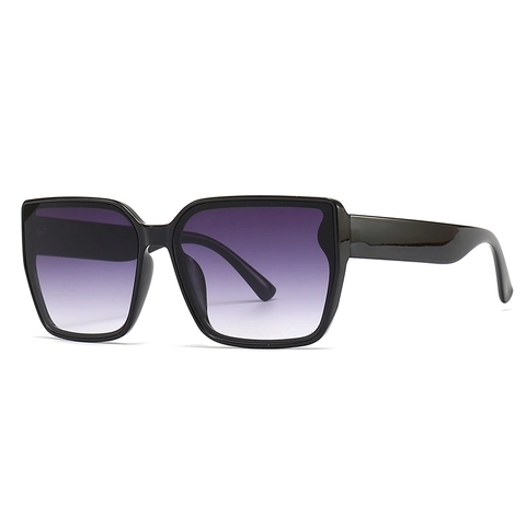 Oversized Square Sunglasses PC Frame PC Lens UV400 Protection Gradient Lens Fashion Retro Outdoor Travel Streetwear Unisex