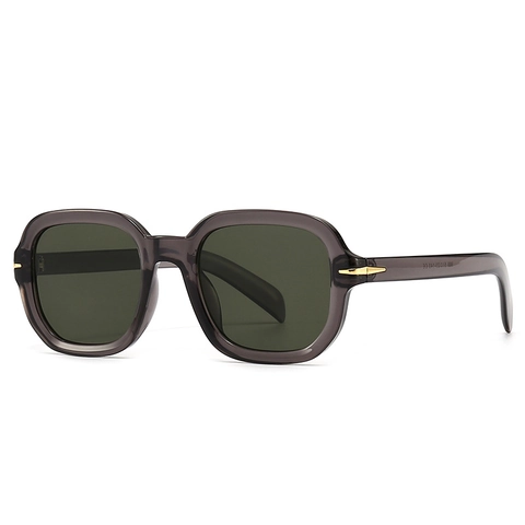 Retro Vierkante Zonnebril Voor Dames Heren Vintage Moderne INS Stijl UV400 Bescherming PC Montuur Brillen Met Metalen Decoratie
