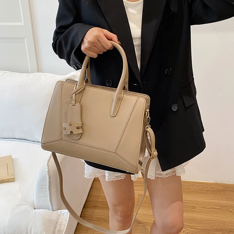Borsa A Mano E Pochette In Pelle PU Borsa Tote Grande Capacità Per Donna Ufficio Tracolla Rimovibile Elegante