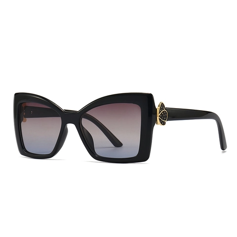 Occhiali Da Sole Cat Eye Da Donna Montura Grande Farfalla PC Lenti Sfumate Protezione UV400 Elegante Retrò Moda