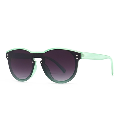 Fashion Oversized Cat Eye Sunglasses For Men Women UV400 Protection PC Frame With Rivets Gradient Lens Mercury Mirror Sun Glasses
