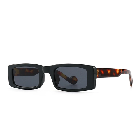 Occhiali Da Sole Rettangolari Retro UV400 Montatura PC Occhiali Di Moda Quadrati Per Donna E Uomo