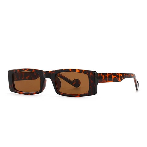 Occhiali Da Sole Rettangolari Retro UV400 Montatura PC Occhiali Di Moda Quadrati Per Donna E Uomo