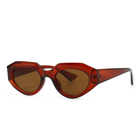 Occhiali Da Sole Quadrati Montatura PC Protezione UV400 Geometrici Retro Street Style Moderni Per Uomini Donne Vintage