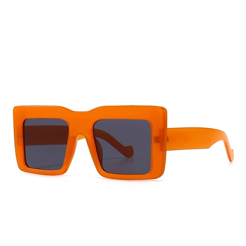 Square Sunglasses PC Frame UV400 Protection Oversized Flat Top Retro Classic Vintage Eyewear For Women