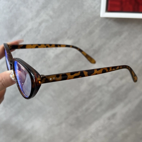 Montatura Occhiali Cat Eye Vintage Anti Luce Blu Telaio PC Moda Montatura Piccola Lenti Trasparenti Stile Retrò