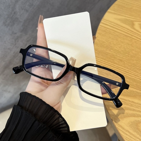 Occhiali Da Vista Anti Luce Blu Donna Montatura Quadrata Moda Occhiali Per Computer Plastica Rivetti In Metallo
