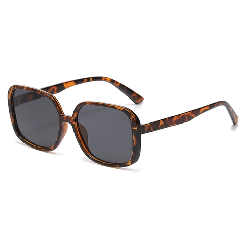 Vierkante Grote Zonnebril Retro Vintage UV400 Bescherming PC Plastic Mode Brillen Voor Mannen Vrouwen