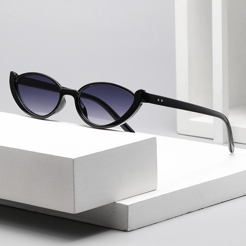 Occhiali Da Sole Cat Eye Retrò Protezione UV400 Montatura In Plastica Vintage Moda Per Donna