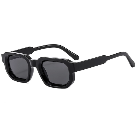 Occhiali Da Sole Quadrati Retrò Moda Montatura PC Lenti AC Protezione UV Viaggi All Aperto Versatile Per Uomini Donne Unisex