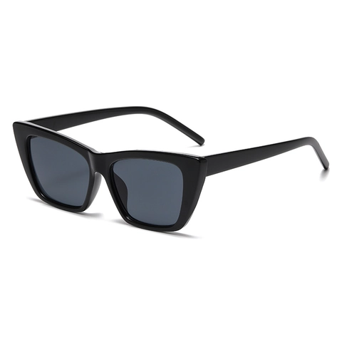 Occhiali Da Sole Gatto Per Donna Vintage Piccola Montura PC Protezione UV400 Retro Minimalista Doppio Ponte