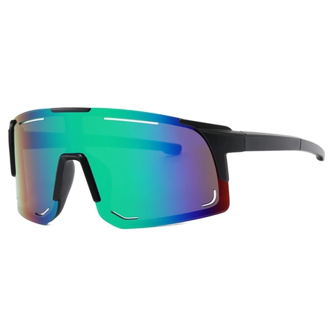 Sport Zonnebril UV400 Winddicht Wielrennen Groot Frame Kunststof Outdoor Beschermende Bril Heren Dames