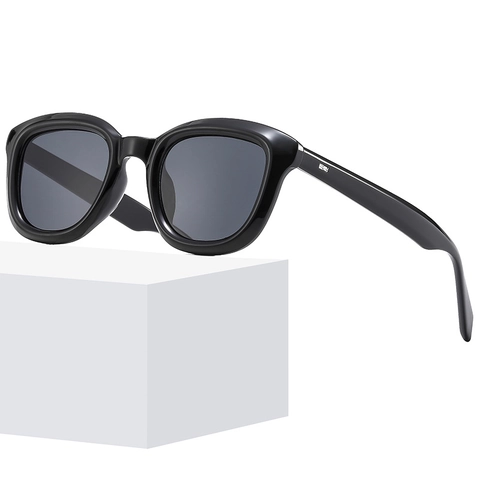 Retro Round Frame Sunglasses With PC Frame And AC Lens UV400 Protection Fashion Unisex Eyewear For Outdoor Leisure