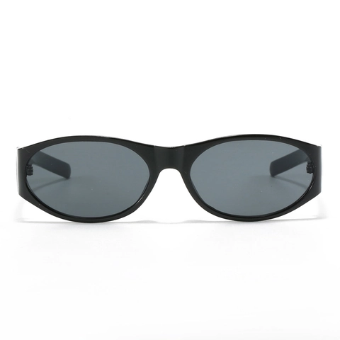 Vintage Oval Sonnenbrille Retro Breite Bügel Harzrahmen PC Gläser UV400 Schutz Mode Brillen Für Damen Herren