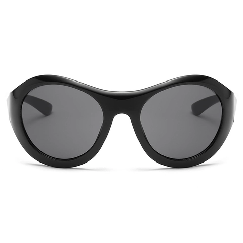 Oversized Oval Sunglasses Retro Vintage UV400 Plastic PC Frame Trendy Y2K Eyewear For Women Men