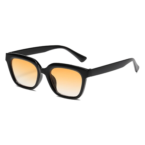 Fashion Square Frame Sunglasses UV400 PC Plastic Gradient Lens Street Style Unisex Eyewear For Women Men