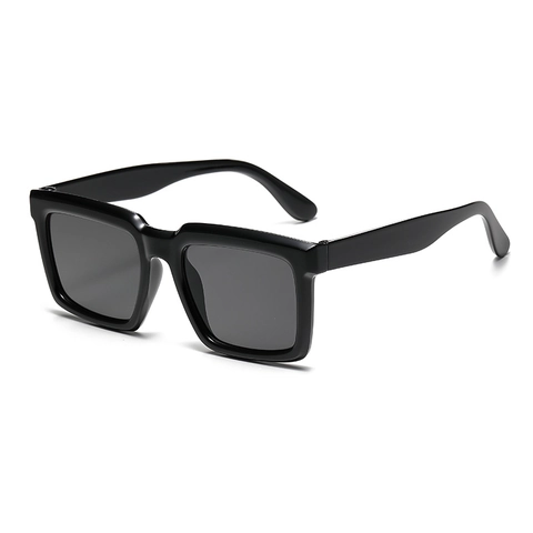 Gafas De Sol Retro Cuadradas De Montura Grande Protección UV400 Material PC Estilo Callejero Moda Para Mujeres