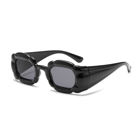 Irregular Flower Petal Sunglasses For Women Plastic Frame UV Protection Retro Y2K Candy Color Fashion Eyewear