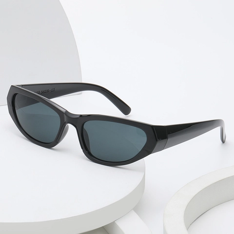 Occhiali Da Sole Cat Eye Retro Y2K Plastica Geometrici Montatura Irregolare Protezione UV400 Per Donna