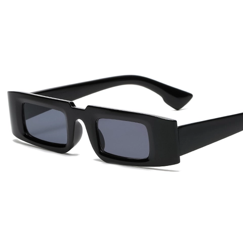 Occhiali Da Sole Rettangolari Retrò Protezione UV400 Montatura In Plastica PC Piccoli Quadrati Punk Per Uomo Donna