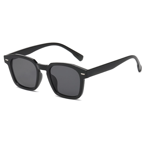 Gafas De Sol Poligonales De Moda Marco De Plástico Lentes PC Protección UV400 Retro Cuadrado Para Mujeres Hombres Exterior Fotografía