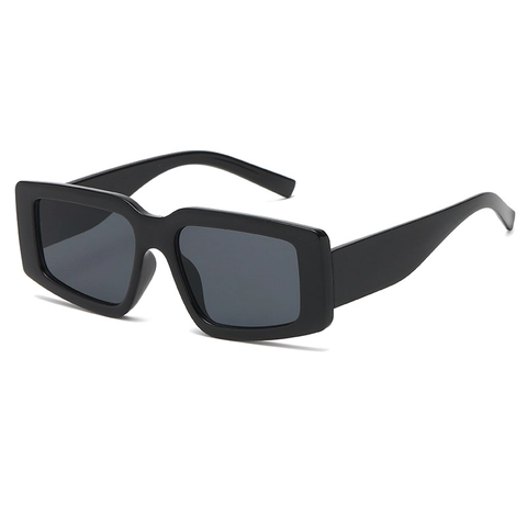 Lunettes De Soleil Rétro Carrées À Large Monture Femmes Hommes Mode Vintage Protection UV400 Monture PC