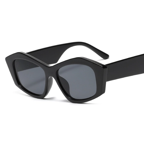 Übergroße Irreguläre Geometrische Sonnenbrille Kunststoffrahmen UV400 Schutz Mode Trendy Streetwear Brillen Für Herren Damen
