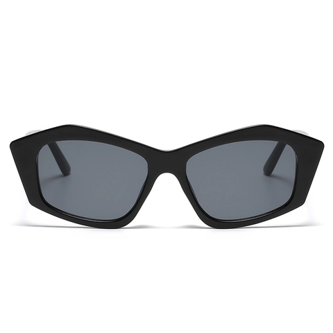 Übergroße Irreguläre Geometrische Sonnenbrille Kunststoffrahmen UV400 Schutz Mode Trendy Streetwear Brillen Für Herren Damen