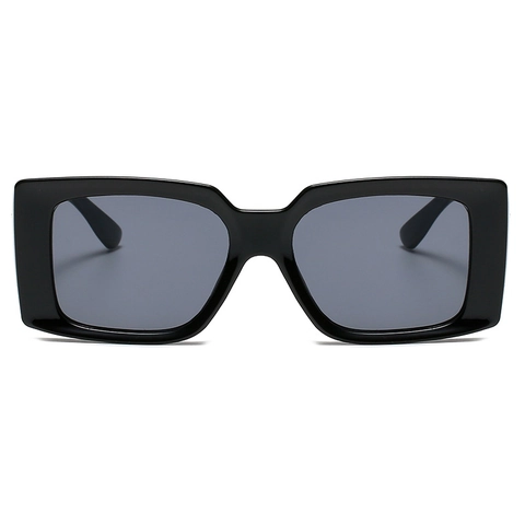 Gafas De Sol Cuadradas Retro Montura De PC Lentes De AC Protección UV400 Rectangular Moda Color Caramelo Mujeres Hombres