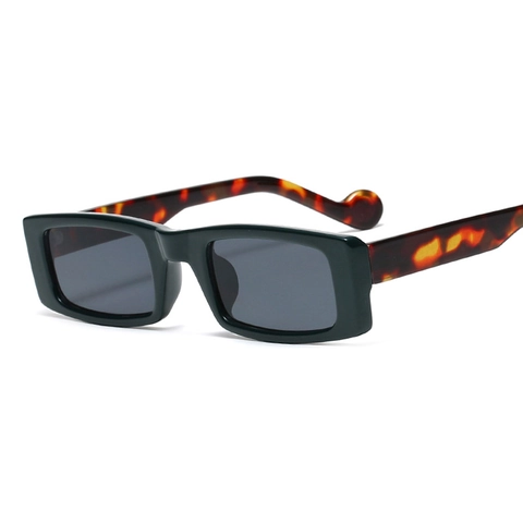 Gafas De Sol Rectangulares Retro Montura Pequeña Protección UV Moda Streetwear Gafas Cuadradas Para Mujeres Y Hombres Material PC