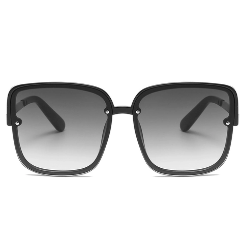 Square Sunglasses Fashion Metal Frame PC Gradient Lens UV400 Protection Retro Trendy Eyewear For Men Women