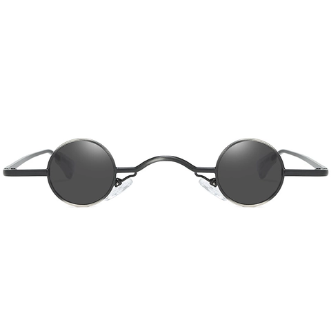 Retro Tiny Round Sunglasses Metal Frame Vintage Punk Style UV400 Protection Men Women Fashion Eyewear