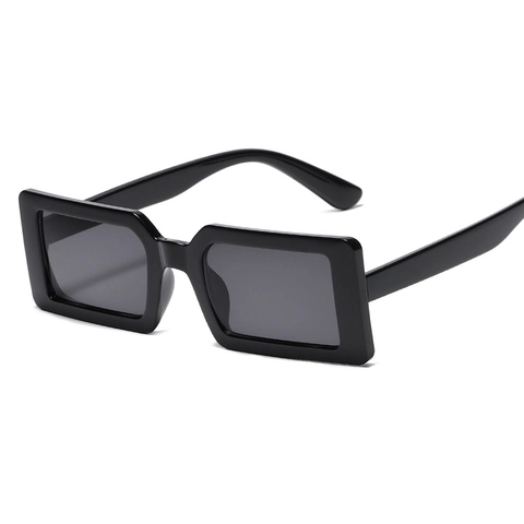 Gafas De Sol Rectangulares Montura Cuadrada Material PC Protección UV400 Estilo Retro Vintage Streetwear Unisex