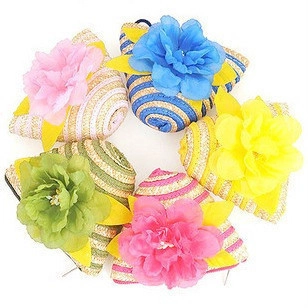 Mini Borsa A Tracolla In Paglia Intrecciata Con Decorazione Floreale In Raso Spiaggia Vacanza Piccola Borsa Per Donna
