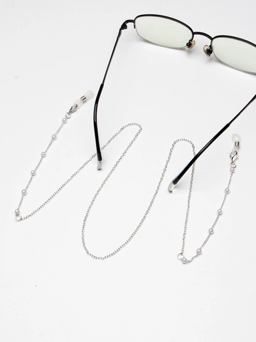 Elegante Catenella Per Occhiali Con Künstliche Perle Sintetiche Cordino In Metallo Anti-smarrimento Per Occhiali Da Sole E Lettura