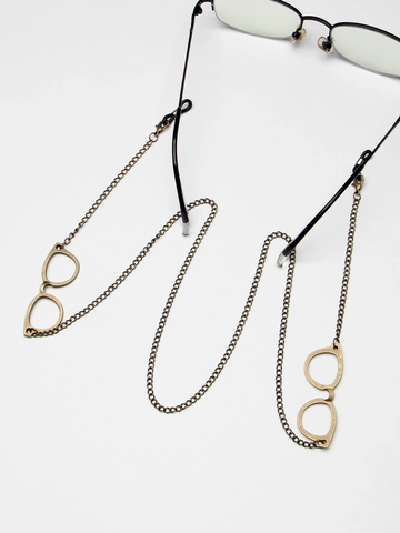 Retro Anti Slip Glasses Chain Antique Bronze Copper Metal Alloy With Mini Eyewear Pendant Holder Eyeglasses Strap