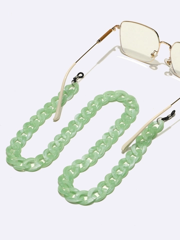Retro Mint Green Marble Texture Acrylic Glasses Chain Anti-Slip Eyewear Strap Holder For Sunglasses Reading Glasses