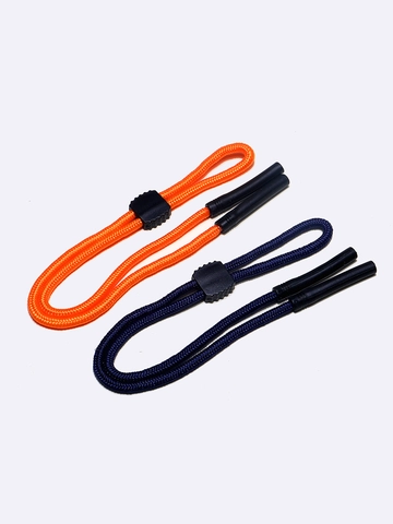 Braided Polyester Glasses Lanyard Strap Anti-Slip Adjustable Eyewear Chain For Sports Outdoor Activities Retro Style
