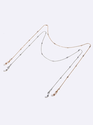 Catena Per Occhiali In Rame Con Zircone Cordino Antiscivolo Per Occhiali Supporto Per Occhiali Da Sole Eleganti Accessori Donna