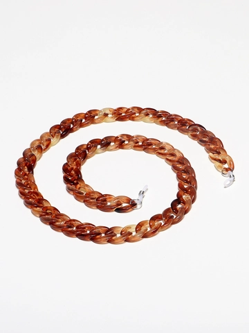 Retro Acrylic Glasses Chain Tortoiseshell Pattern Anti Slip Link Eyewear Strap Fashion Decorative For Women Men