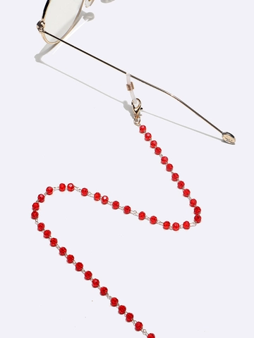 Handmade Beaded Glasses Chain Crystal Acrylic Eyeglass Lanyard Non Slip Holder For Sunglasses Reading Glasses